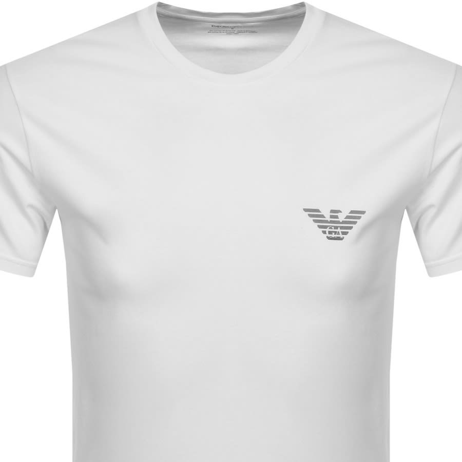 Alternative Image for ProductEmporio Armani Lounge Crew Neck T Shirt White2